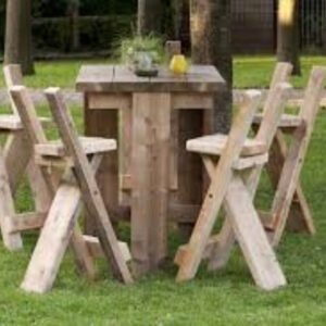 Barkruk steigerhout