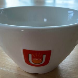 Soepkom rond wit