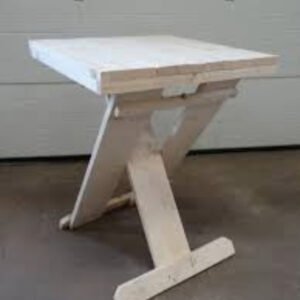 Statafel (vierkant steigerhout)